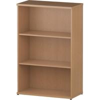 Trexus Office Medium Bookcase 800x400x1200mm 2 Shelves Oak Ref I000758