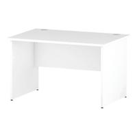 Trexus Rectangular Desk Panel End Leg 1200x800mm White Ref I000393
