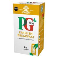 PG Tips Tea Bags English Breakfast Enveloped Ref 29013801 [Pack 25]