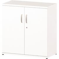 Trexus Office Low Cupboard 800x400x800mm 1 Shelves White Ref S00009