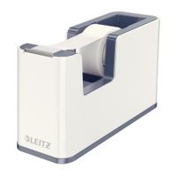 Leitz Tape Dispenser WOW Including Tape for rolls 19mmx33m White Ref 53641001