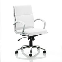 Adroit Classic Executive Chair With Arms Medium Back White Ref EX000012