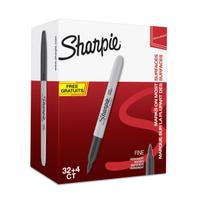 Sharpie Permanent Markers Fine Point Black Ref 2025040 [Pack 36] 