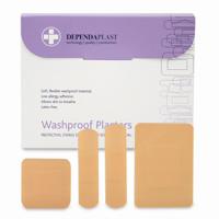 Washproof plasters assorted box100 536