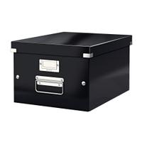 Leitz Click & Store Collapsible Storage Box Medium For A4 Black Ref 60440095
