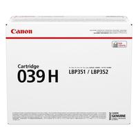 Canon CRG 039H Laser Toner Cartridge High Yield Page Life 25000pp Black Ref 0288C001