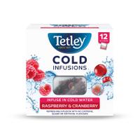 Tetley Cold Infusions Raspberry & Cranberry Ref 4692A [Pack 12]