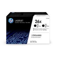 HP 26X Laser Toner Cartridges High Yield Page Life 9000pp Black Ref CF226XD [Pack 2]