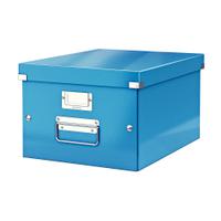 Leitz Click & Store Collapsible Storage Box Medium For A4 Blue Ref 60440036
