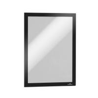 Durable Duraframe A4 Self Adhesive with Magnetic Frame Black Ref 488201 [Pack 10]