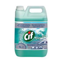 Cif Professional Oxygel All Purpose Cleaner Professional Active Oxygen Ocean 5 Litre Ref 1014235