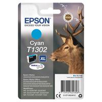 Epson T1302 Inkjet Cartridge Stag XL Page Life 765pp 10.1ml Cyan Ref C13T13024012