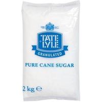 Tate & Lyle Granulated Pure Cane Sugar Bag 2kg Ref 412079
