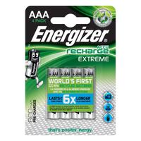 Energizer Battery Rechargeable Advanced NiMH Capacity 700mAh LR03 1.2V AAA Ref E300624400 [Pack 4]