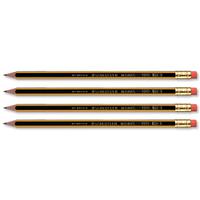 Staedtler 120 Noris Pencil with Eraser PEFC HB Ref 122HBRT [Pack 12]