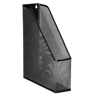 5 Star Office Mesh Magazine Rack Scratch Resistant with Non Marking Rubber Pads A4 Plus Black