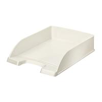 Leitz WOW Letter Tray Stackable Glossy White Pearl Ref 52263001