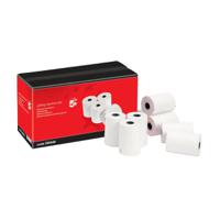 5 Star Office Adding Machine Paper Rolls 1Ply 55gsm TMP W57xD57x12.7mm 24m [Pack 20]