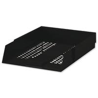 5 Star Office Letter Tray High-impact Polystyrene Foolscap Black