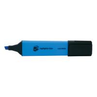 5 Star Office Highlighter Chisel Tip 1-5mm Line Blue [Pack 12]