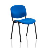 Trexus Stacking Chair Black Frame Blue 470x420x500mm Ref T0477A010