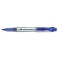 5 Star Elite Rollerball Pen Liquid Ink 0.7mm Tip 0.5mm Line Blue [Pack 12]