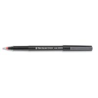 5 Star Office Fibre Tip Pen Medium 0.7mm Tip 0.4mm Line Red [Pack 12]
