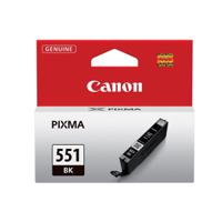Canon CLI-551BK Inkjet Cartridge 7ml Page Life 495pp Photos Black Ref 6508B001