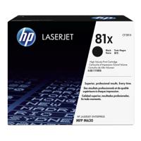 HP 81X Black LaserJet Toner Cartridge Page Life 25000pp Black Ref CF281X