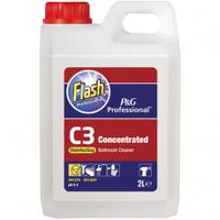 Flash Professional C3 Multipurpose Bathroom Cleaner 2 Litre [Pack 2]