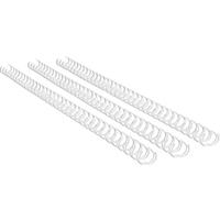 GBC Binding Wire Elements 34 Loop for 100 Sheets 11mm A4 White Ref RG810770 [Pack 100]