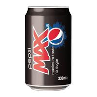 Pepsi Max Soft Drink Can 330ml Ref 203387 [Pack 24]