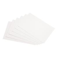 5 Star Office Record Cards Blank 8x5in 203x127mm White [Pack 100]