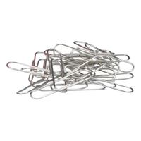 5 Star Office Paperclips Metal Large Length 33mm Lipped Plain [Pack 1000]