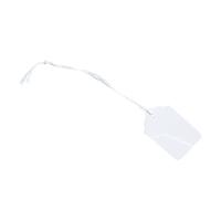 Ticket Labels Strung Durable 46x30mm White [Pack 1000]