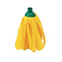 Addis Cloth Mop Head Refill Thick Absorbent Strands and Green Socket Ref 510524