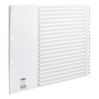 Concord Classic Index 1-20 Mylar-reinforced Punched 4 Holes 150gsm A3 Landscape White Ref 04801/CS48