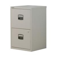 Trexus Soho A4 2 Drawer Cabinet Grey 413x400x672mm Ref 677876