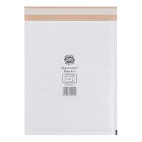 Jiffy Mailmiser Protective Envelopes Bubble-lined Size 4 P&S 240x320mm White Ref JMM-WH-4 [Pack 50]