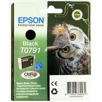 Epson T0791 Inkjet Cartridge Owl High Yield Page Life 470pp 11ml Black Ref C13T07914010