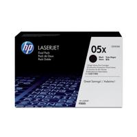 HP 05X Laser Toner Cartridge Page Life 13000pp Black Ref CE505XD [Pack 2]