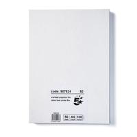 5 Star Office OHP Film Colour Printer 100 Micron A4 Clear [Pack 50]