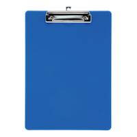5 Star Office Clipboard Solid Plastic Durable with Rounded Corners A4 Blue