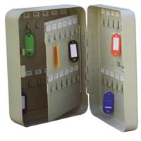 5 Star Facilities Key Cabinet Steel Lockable with Wall Fixings Holds 48 Keys W180xD80xH250mm