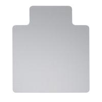 5 Star Office Chair Mat For Hard Floors PVC Lipped 1150x1340mm Clear/Transparent