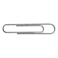 5 Star Office Paperclips Serrated Giant Length 76mm [Pack 100]