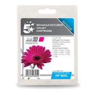 5 Star Office Remanufactured InkjetCart Page Life 1980pp 17.1ml Magenta [HP No.88XL C9392AE Alternative]