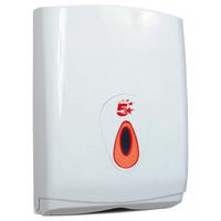 5 Star Facilities Hand Towel Dispenser Large W290xD145xH425mm Plastic White