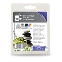 5StarOffice Remanufactured IJCartridges 450ppBlack325pp Cyan/Magenta/Yellow[Brother LC1100VALBP] [Pack 4]