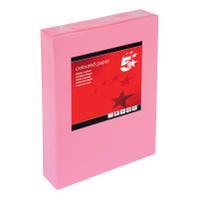 5 Star Office Coloured Copier Paper Multifunctional Ream-Wrapped 80gsm A4 Medium Pink [500 Sheets]